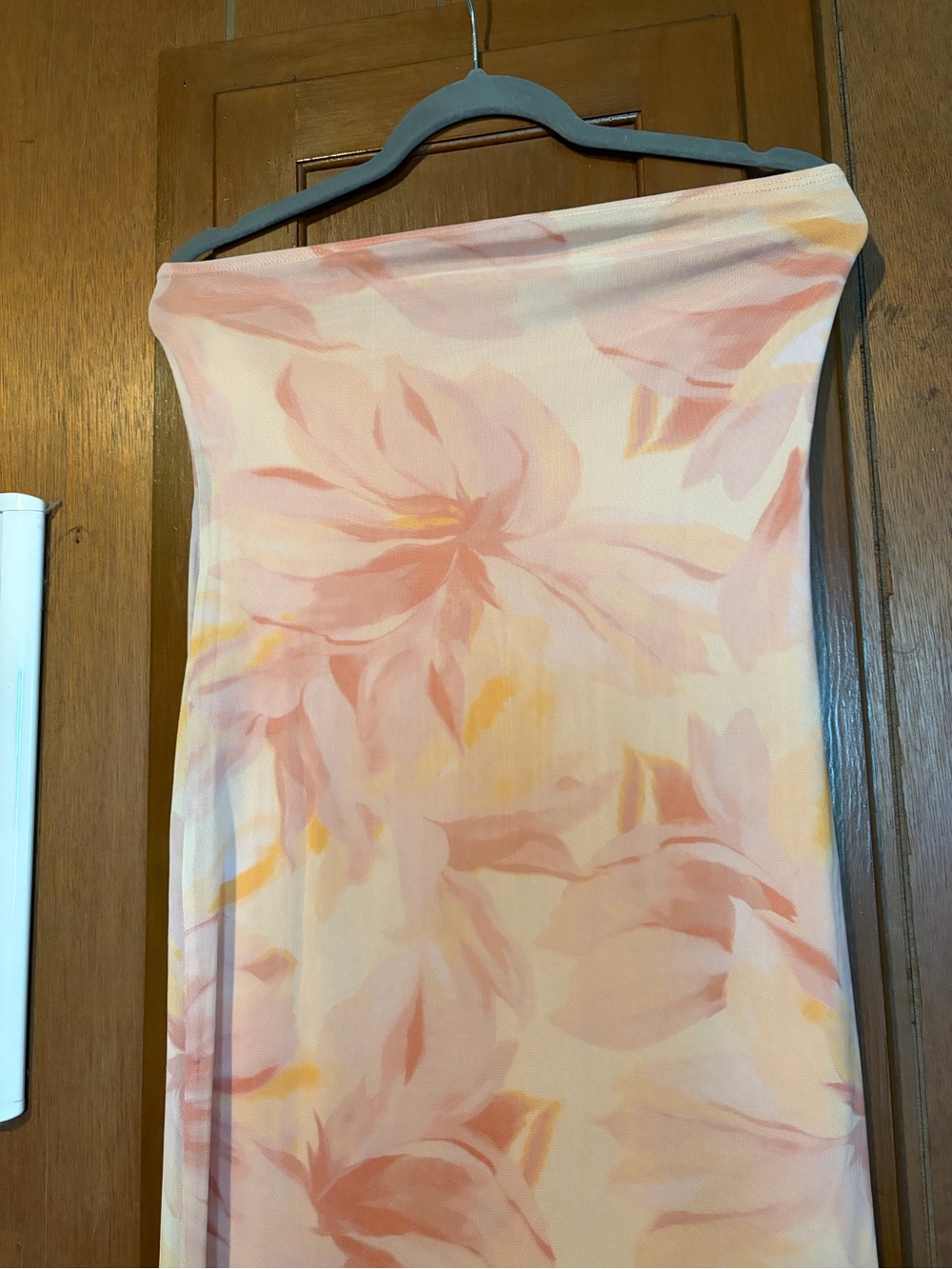 Soft Pastel Floral Tube Dress/Skirt